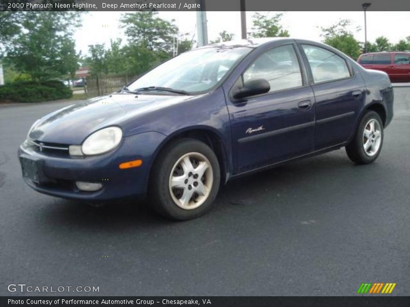 Deep Amethyst Pearlcoat / Agate 2000 Plymouth Neon Highline