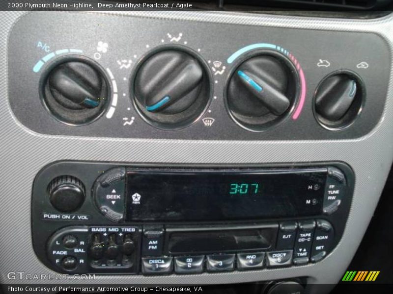 Deep Amethyst Pearlcoat / Agate 2000 Plymouth Neon Highline