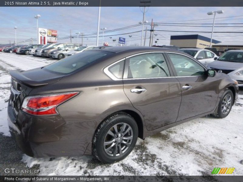 Java Metallic / Beige 2015 Nissan Altima 2.5 S