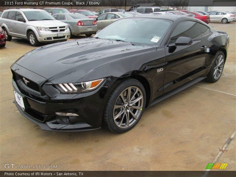 Black / Ebony 2015 Ford Mustang GT Premium Coupe