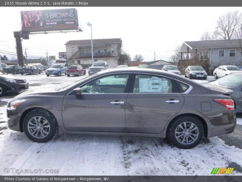 Java Metallic / Beige 2015 Nissan Altima 2.5 S