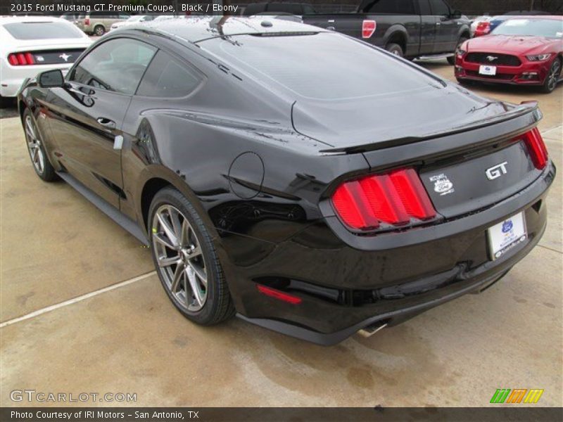 Black / Ebony 2015 Ford Mustang GT Premium Coupe