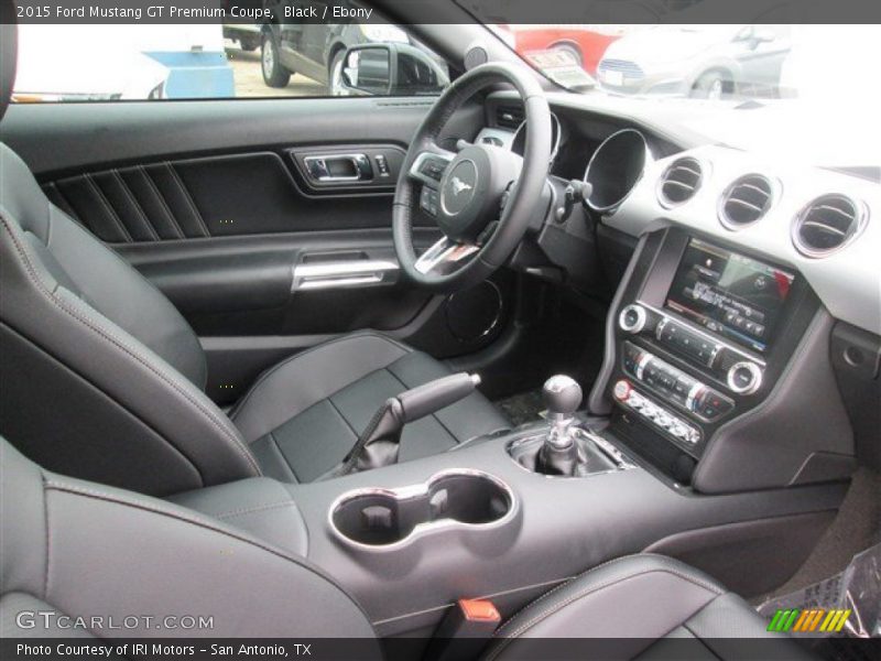 Black / Ebony 2015 Ford Mustang GT Premium Coupe