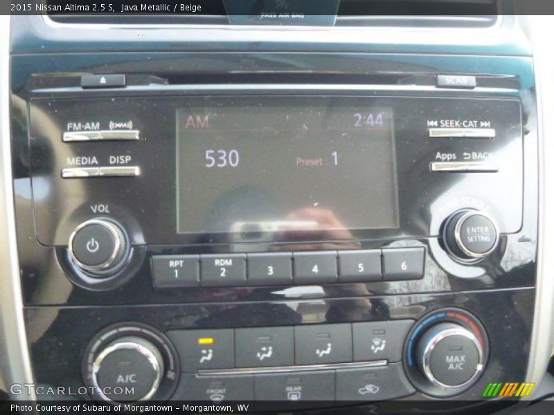 Java Metallic / Beige 2015 Nissan Altima 2.5 S