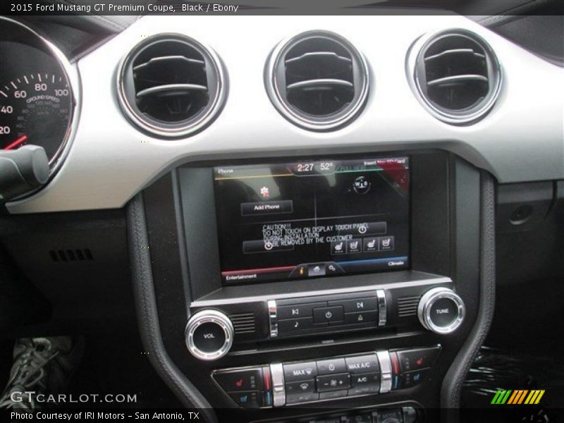 Black / Ebony 2015 Ford Mustang GT Premium Coupe