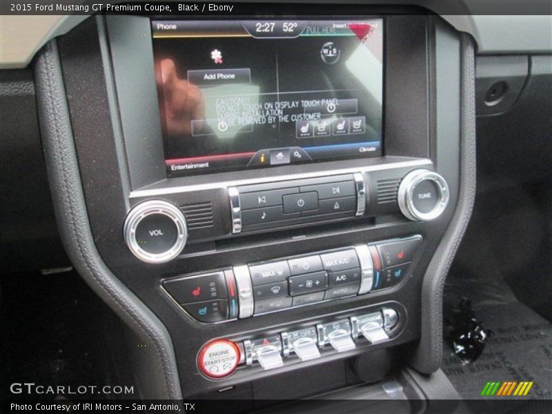 Black / Ebony 2015 Ford Mustang GT Premium Coupe