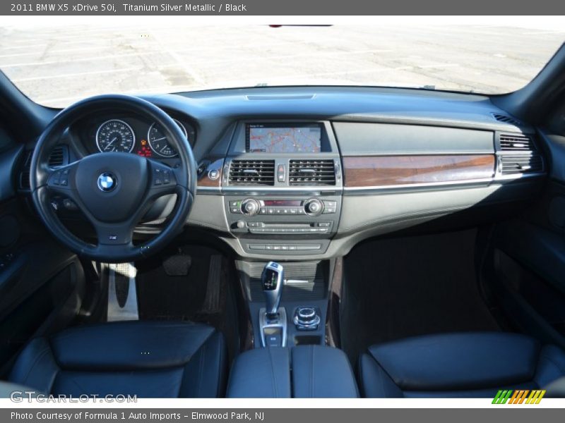 Titanium Silver Metallic / Black 2011 BMW X5 xDrive 50i