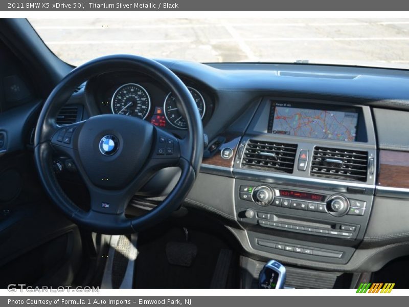 Titanium Silver Metallic / Black 2011 BMW X5 xDrive 50i