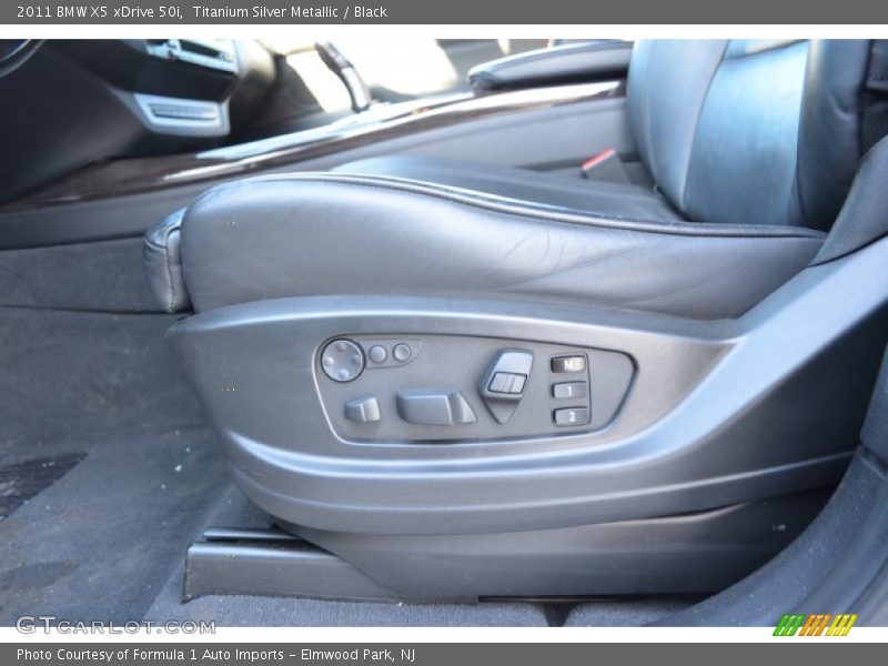 Titanium Silver Metallic / Black 2011 BMW X5 xDrive 50i