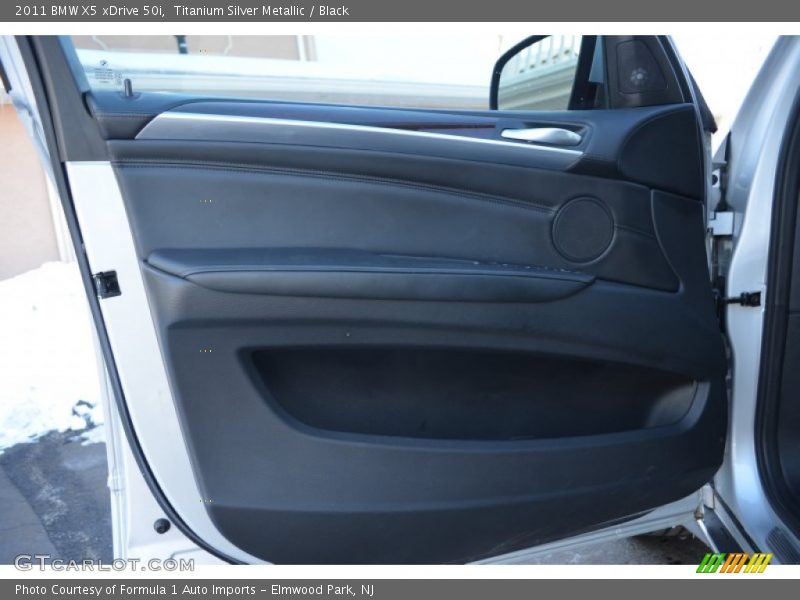Titanium Silver Metallic / Black 2011 BMW X5 xDrive 50i