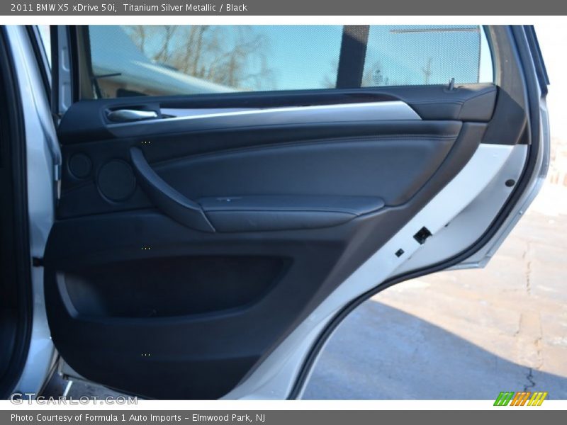 Titanium Silver Metallic / Black 2011 BMW X5 xDrive 50i