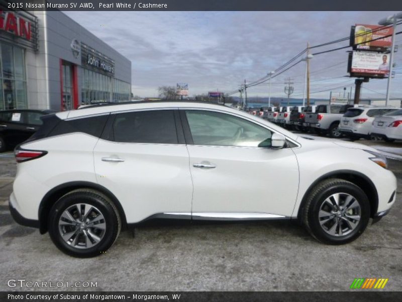 Pearl White / Cashmere 2015 Nissan Murano SV AWD