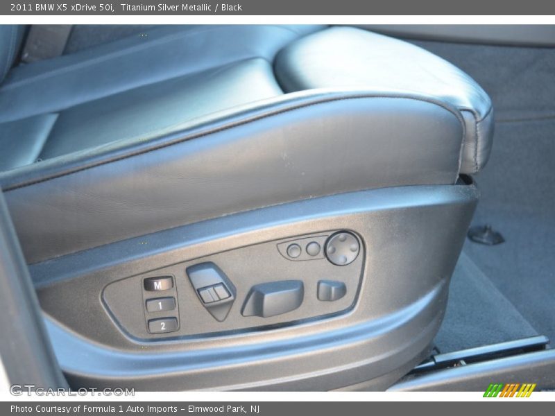 Titanium Silver Metallic / Black 2011 BMW X5 xDrive 50i