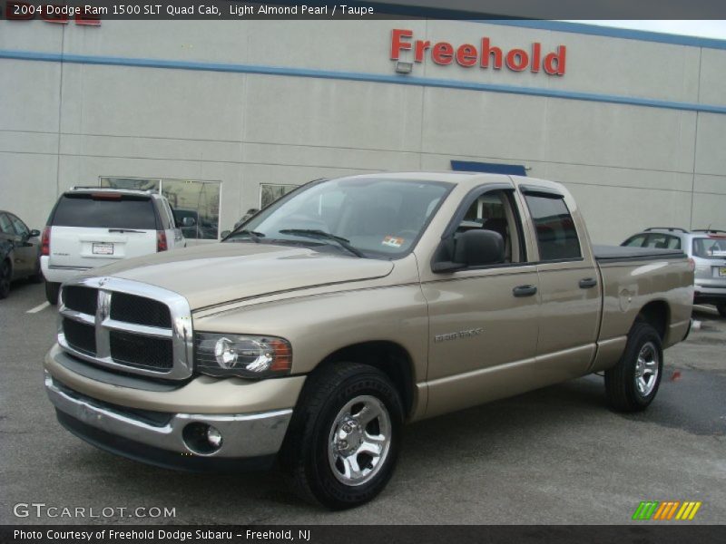 Light Almond Pearl / Taupe 2004 Dodge Ram 1500 SLT Quad Cab