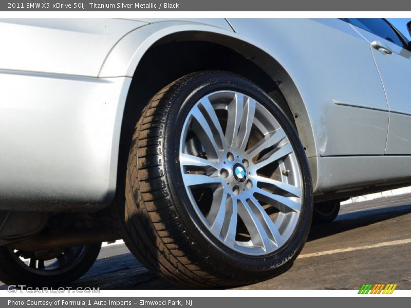 Titanium Silver Metallic / Black 2011 BMW X5 xDrive 50i