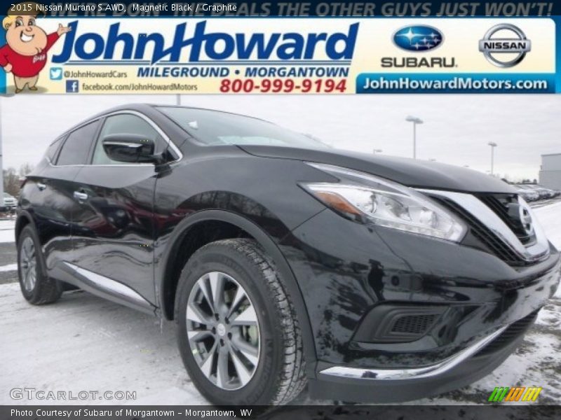 Magnetic Black / Graphite 2015 Nissan Murano S AWD