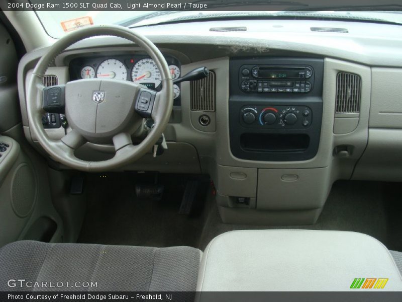 Light Almond Pearl / Taupe 2004 Dodge Ram 1500 SLT Quad Cab