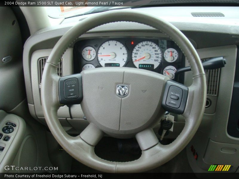 Light Almond Pearl / Taupe 2004 Dodge Ram 1500 SLT Quad Cab