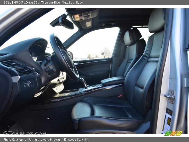 Titanium Silver Metallic / Black 2011 BMW X5 xDrive 50i