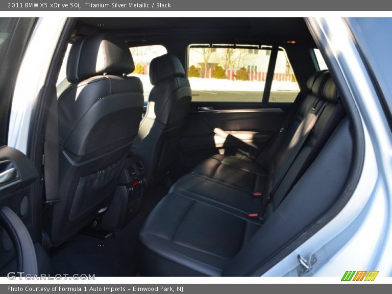 Titanium Silver Metallic / Black 2011 BMW X5 xDrive 50i