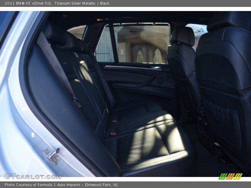 Titanium Silver Metallic / Black 2011 BMW X5 xDrive 50i