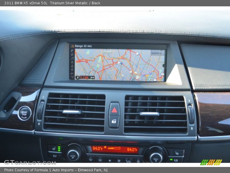 Titanium Silver Metallic / Black 2011 BMW X5 xDrive 50i