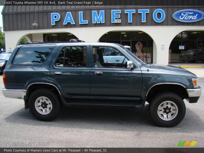 Dark Teal Green Pearl / Beige 1993 Toyota 4Runner SR5 V6 4x4