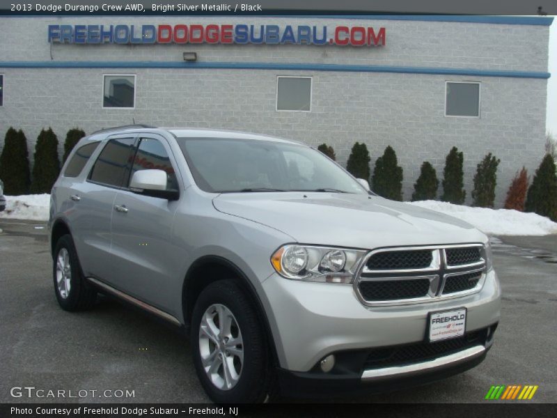 Bright Silver Metallic / Black 2013 Dodge Durango Crew AWD