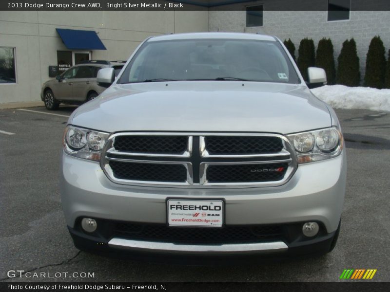 Bright Silver Metallic / Black 2013 Dodge Durango Crew AWD