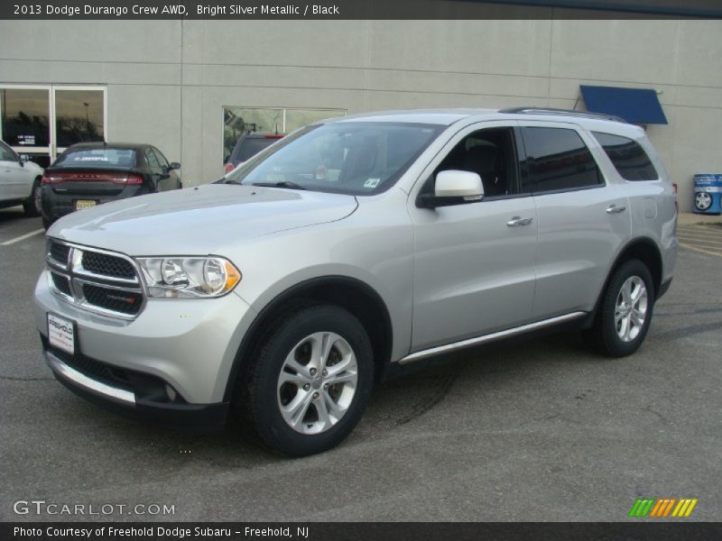 Bright Silver Metallic / Black 2013 Dodge Durango Crew AWD