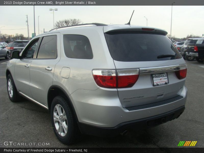 Bright Silver Metallic / Black 2013 Dodge Durango Crew AWD