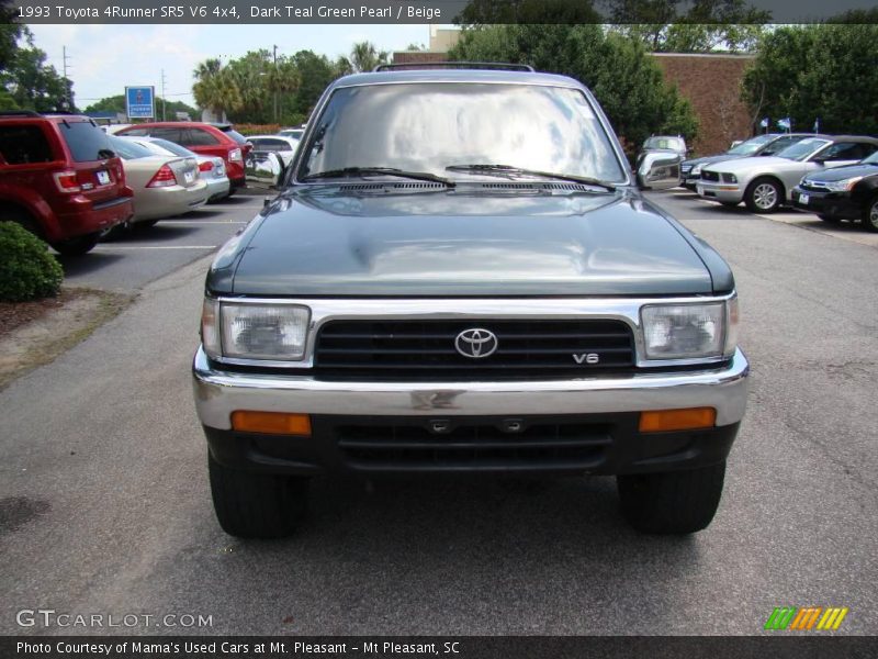 Dark Teal Green Pearl / Beige 1993 Toyota 4Runner SR5 V6 4x4