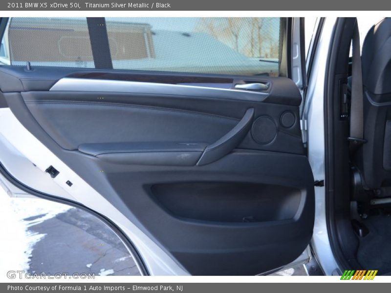 Titanium Silver Metallic / Black 2011 BMW X5 xDrive 50i