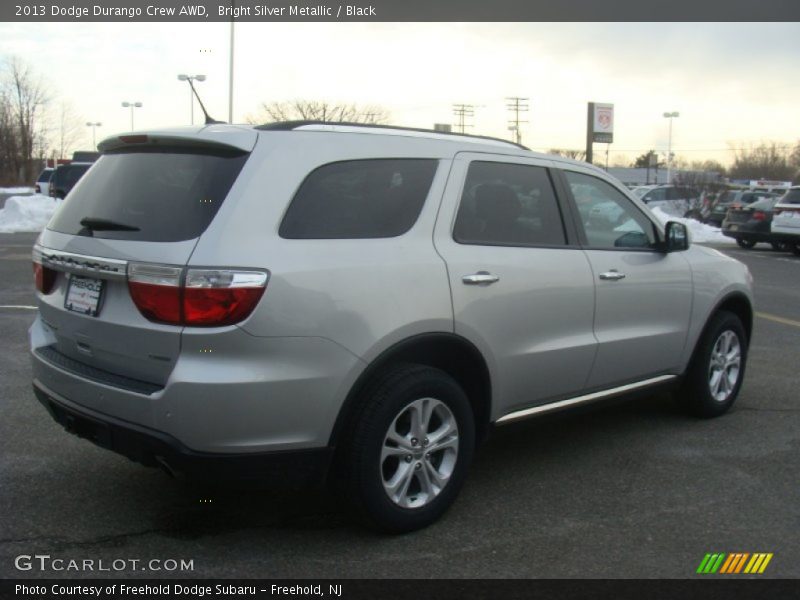 Bright Silver Metallic / Black 2013 Dodge Durango Crew AWD