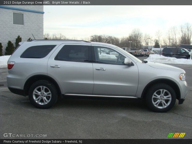 Bright Silver Metallic / Black 2013 Dodge Durango Crew AWD