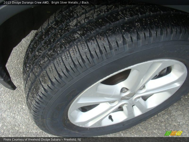 Bright Silver Metallic / Black 2013 Dodge Durango Crew AWD