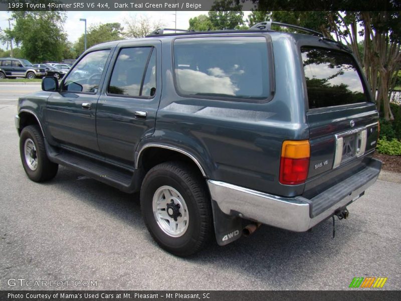 Dark Teal Green Pearl / Beige 1993 Toyota 4Runner SR5 V6 4x4