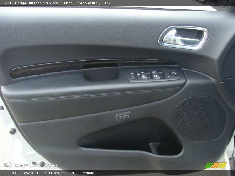 Bright Silver Metallic / Black 2013 Dodge Durango Crew AWD