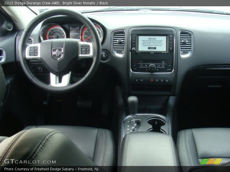 Bright Silver Metallic / Black 2013 Dodge Durango Crew AWD