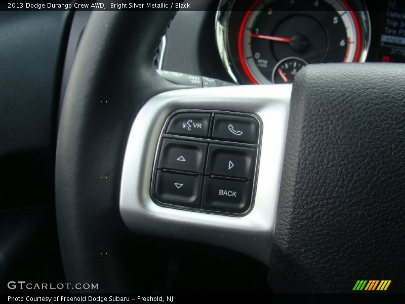 Bright Silver Metallic / Black 2013 Dodge Durango Crew AWD