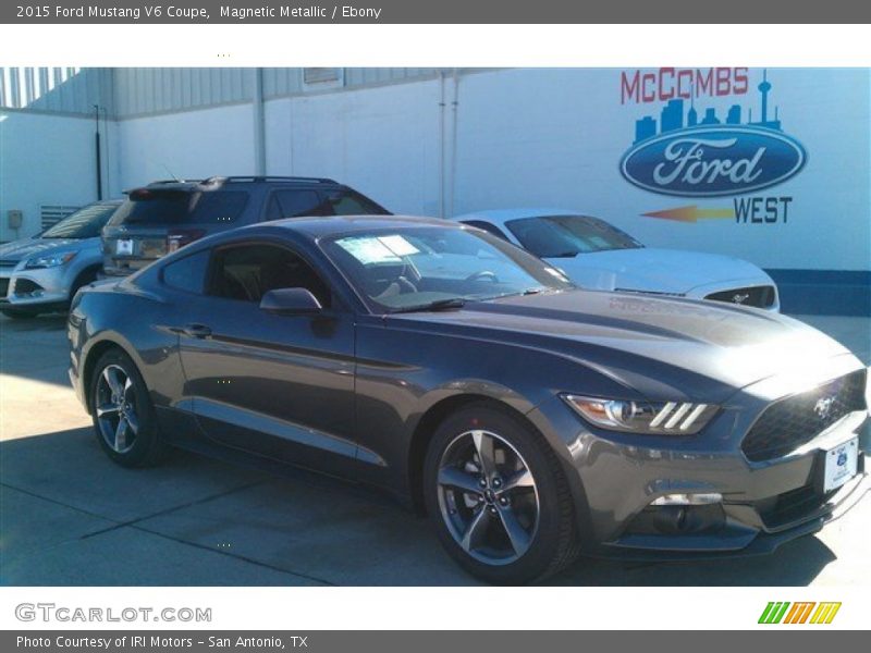 Magnetic Metallic / Ebony 2015 Ford Mustang V6 Coupe