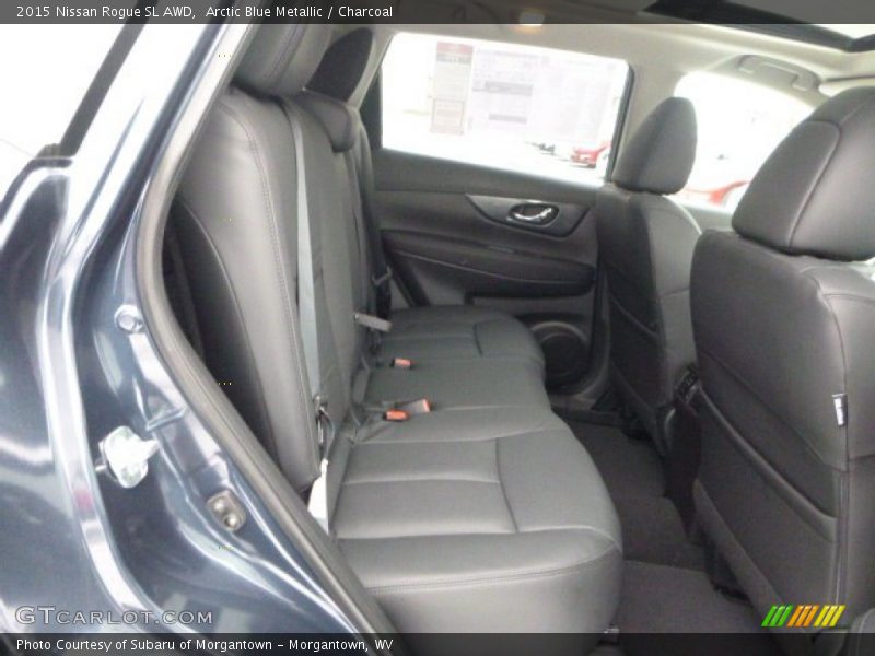 Arctic Blue Metallic / Charcoal 2015 Nissan Rogue SL AWD