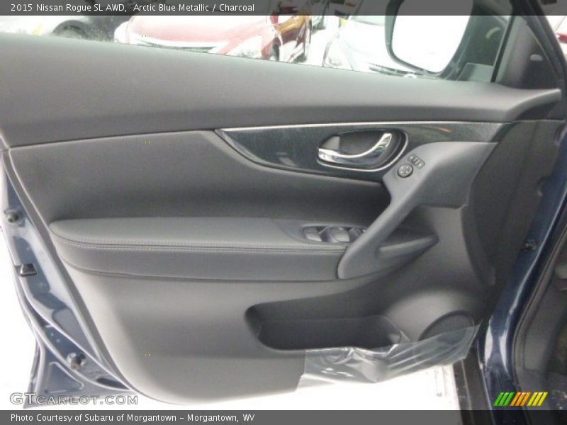 Arctic Blue Metallic / Charcoal 2015 Nissan Rogue SL AWD
