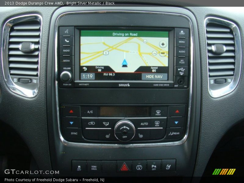 Bright Silver Metallic / Black 2013 Dodge Durango Crew AWD