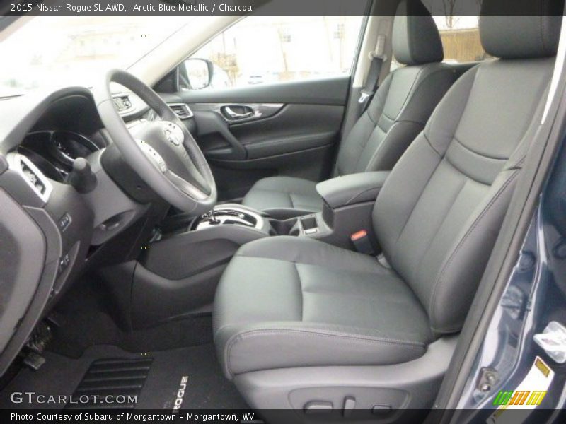 Arctic Blue Metallic / Charcoal 2015 Nissan Rogue SL AWD