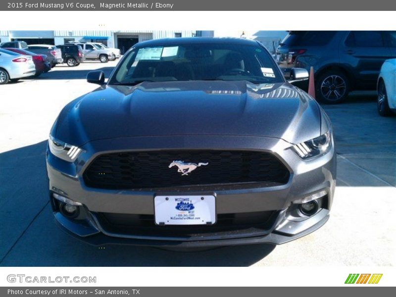 Magnetic Metallic / Ebony 2015 Ford Mustang V6 Coupe