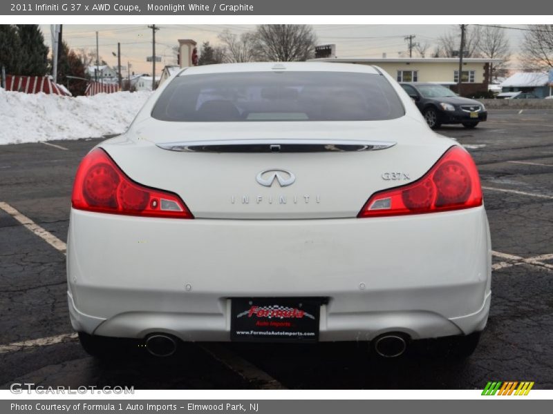 Moonlight White / Graphite 2011 Infiniti G 37 x AWD Coupe