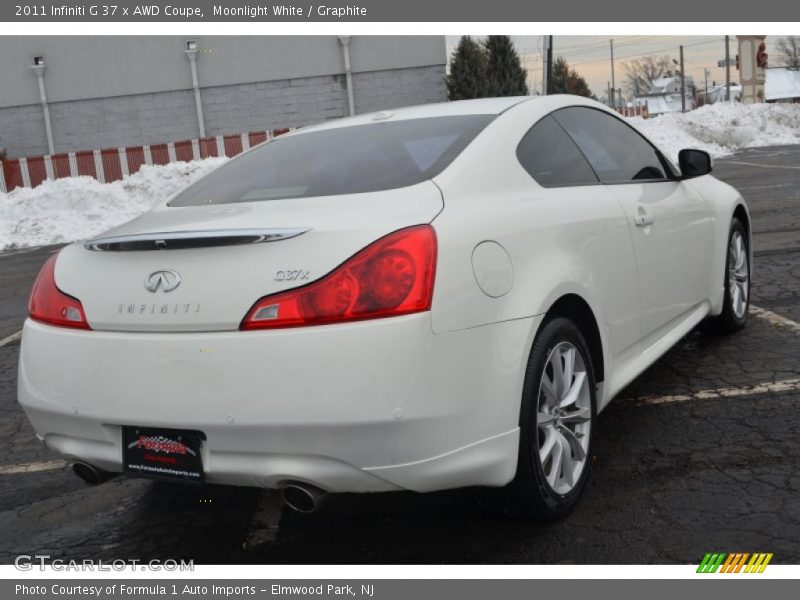 Moonlight White / Graphite 2011 Infiniti G 37 x AWD Coupe