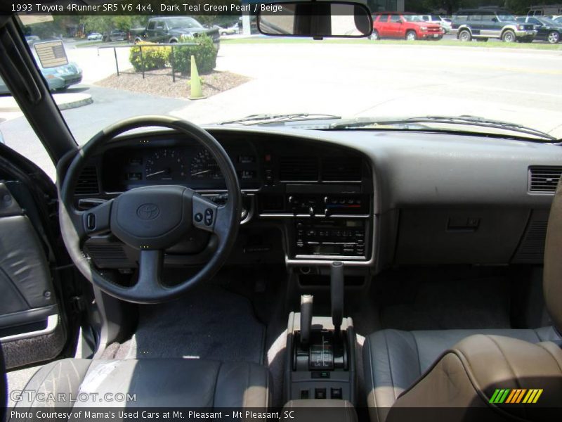 Dark Teal Green Pearl / Beige 1993 Toyota 4Runner SR5 V6 4x4