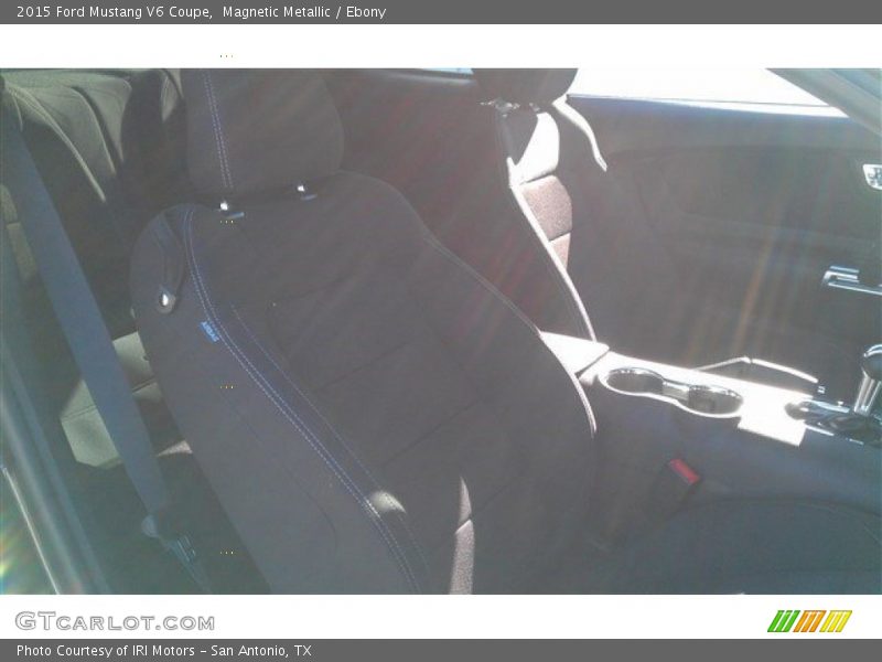 Magnetic Metallic / Ebony 2015 Ford Mustang V6 Coupe